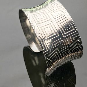 Sterling silver cuff